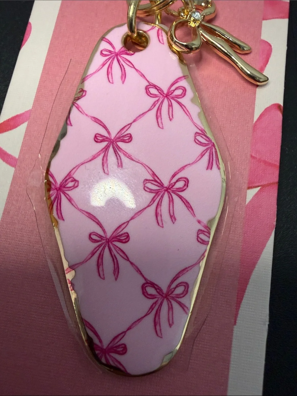 Piper K | Pink Bow 🎀 Bag Charm